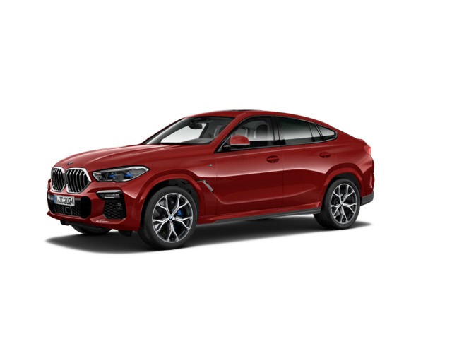 BMW X6 xDrive30d color Rojo. Año 2021. 210KW(286CV). Diésel. En concesionario Pruna Motor, S.L de Barcelona