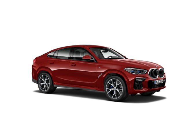 BMW X6 xDrive30d color Rojo. Año 2021. 210KW(286CV). Diésel. En concesionario Pruna Motor, S.L de Barcelona