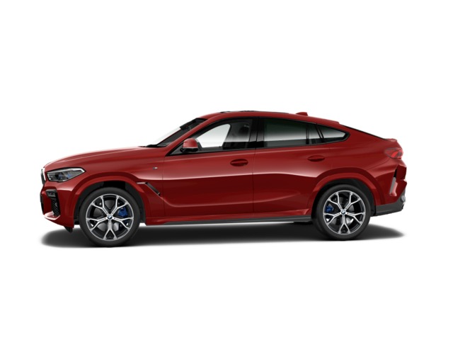 BMW X6 xDrive30d color Rojo. Año 2021. 210KW(286CV). Diésel. En concesionario Pruna Motor, S.L de Barcelona