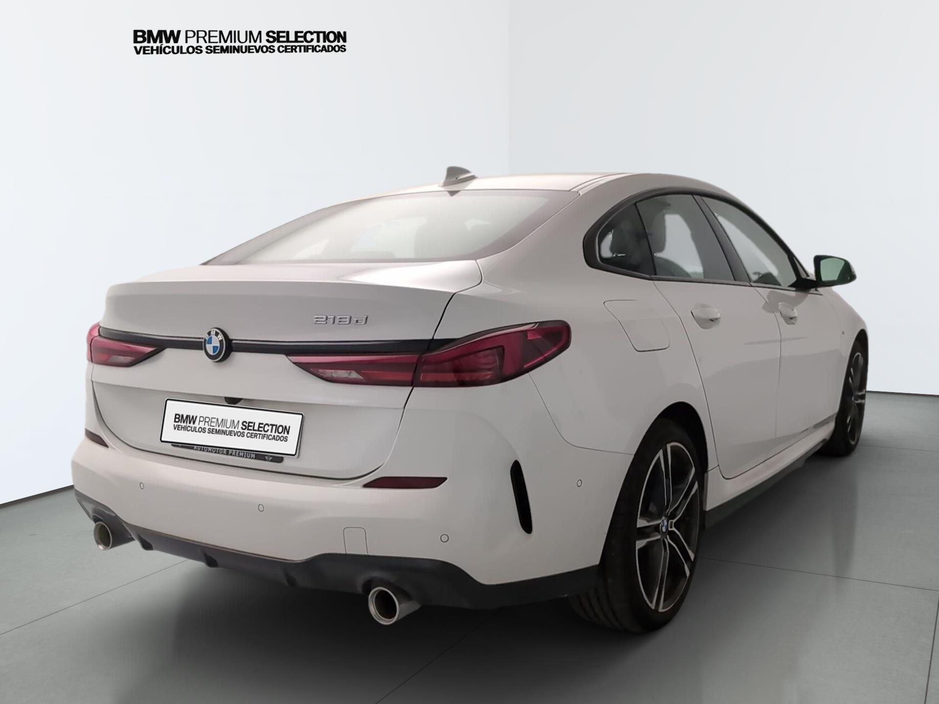 BMW Serie 2 218d Gran Coupe color Blanco. Año 2024. 110KW(150CV). Diésel. En concesionario Automotor Premium Viso - Málaga de Málaga