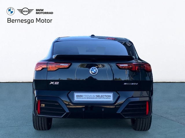BMW X2 sDrive20d color Negro. Año 2025. 120KW(163CV). Diésel. En concesionario Bernesga Motor León (Bmw y Mini) de León