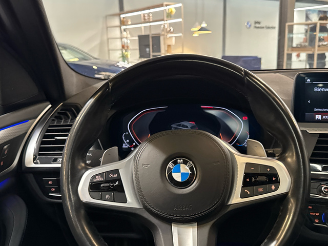 BMW X3 xDrive20d color Negro. Año 2021. 140KW(190CV). Diésel. En concesionario BYmyCAR Madrid - Algete de Madrid