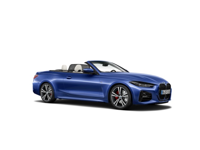 BMW Serie 4 420i Cabrio color Azul. Año 2023. 135KW(184CV). Gasolina. En concesionario Automotor Costa, S.L.U. de Almería