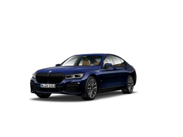 BMW Serie 7 730d color Azul. Año 2022. 210KW(286CV). Diésel. En concesionario Augusta Aragon S.A. de Zaragoza