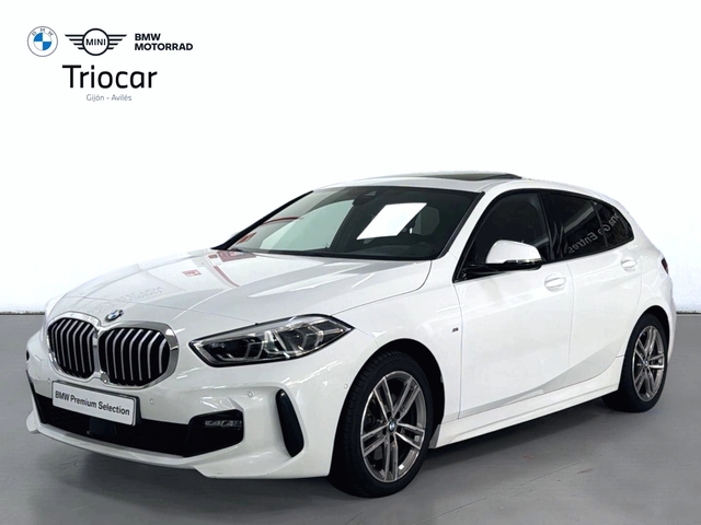 BMW Serie 1 118d color Blanco. Año 2021. 110KW(150CV). Diésel. En concesionario Triocar Gijón (Bmw y Mini) de Asturias