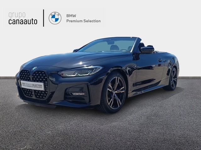 BMW Serie 4 420i Cabrio color Negro. Año 2024. 135KW(184CV). Gasolina. En concesionario TACO de Sta. C. Tenerife