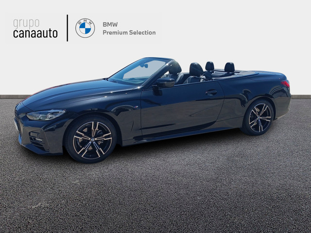 BMW Serie 4 420i Cabrio color Negro. Año 2024. 135KW(184CV). Gasolina. En concesionario TACO de Sta. C. Tenerife