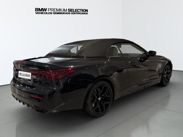 BMW Serie 4 M440d Cabrio color Negro. Año 2025. 250KW(340CV). Diésel. En concesionario Automotor Premium Viso - Málaga de Málaga