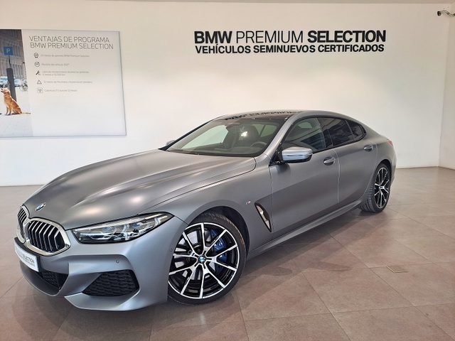 BMW Serie 8 840d Gran Coupe color Azul. Año 2019. 235KW(320CV). Diésel. En concesionario Albamocion S.L. ALBACETE de Albacete