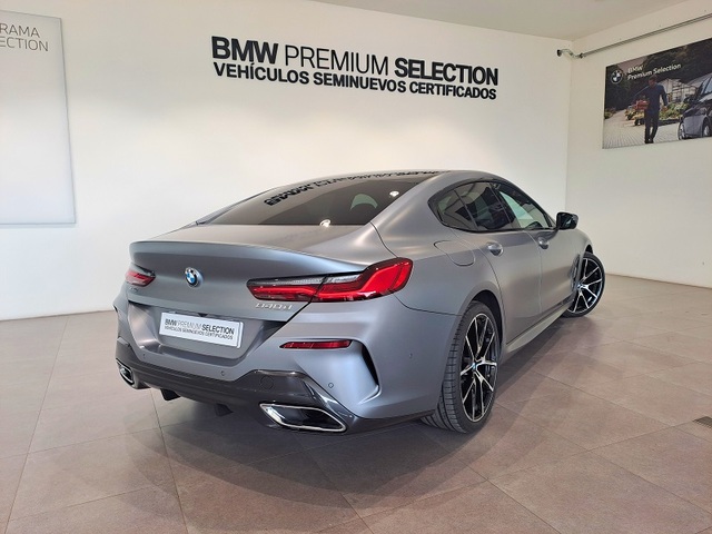 BMW Serie 8 840d Gran Coupe color Azul. Año 2019. 235KW(320CV). Diésel. En concesionario Albamocion S.L. ALBACETE de Albacete