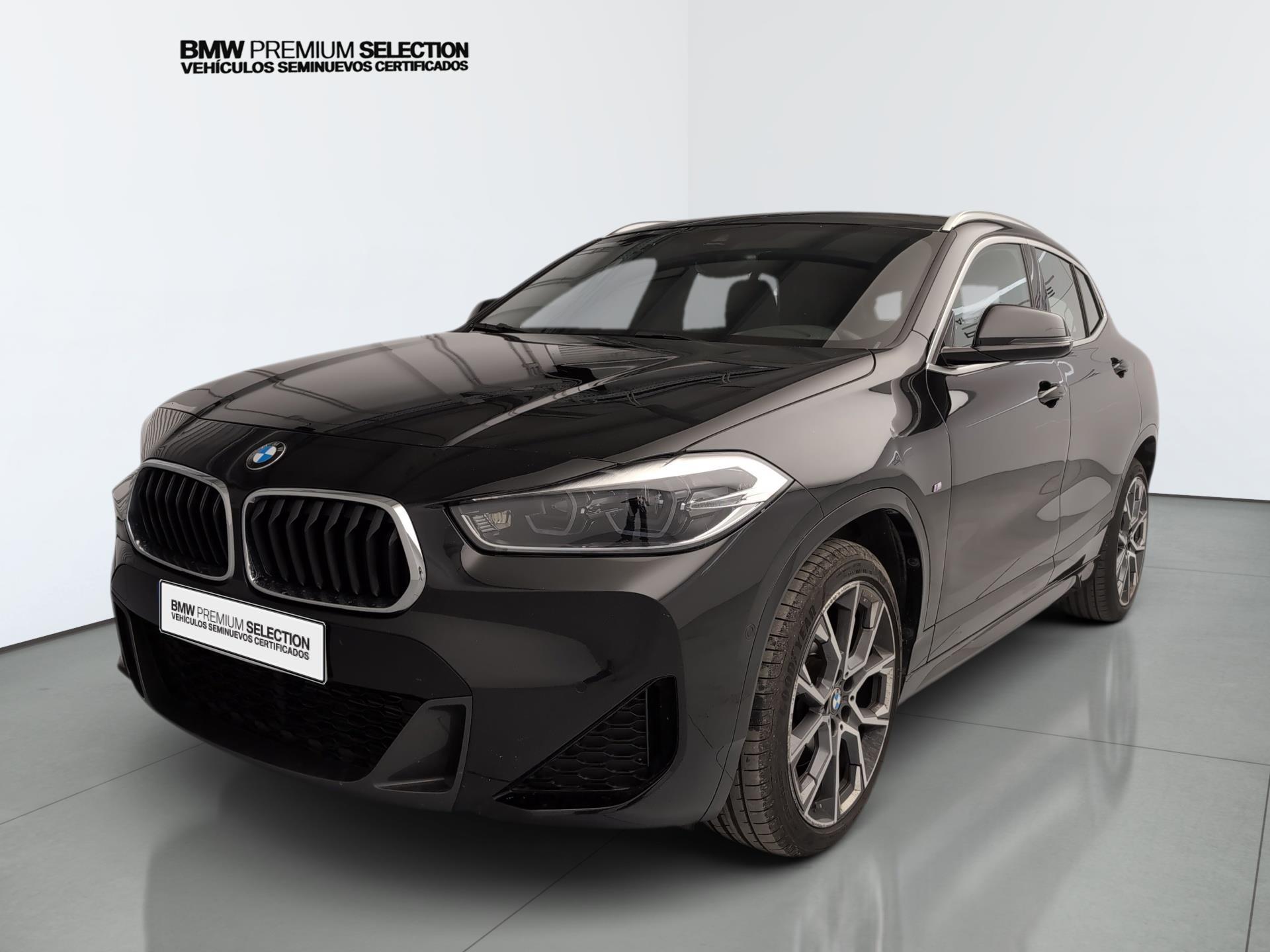 BMW X2 sDrive18d color Negro. Año 2022. 110KW(150CV). Diésel. En concesionario Automotor Premium Marbella - Málaga de Málaga