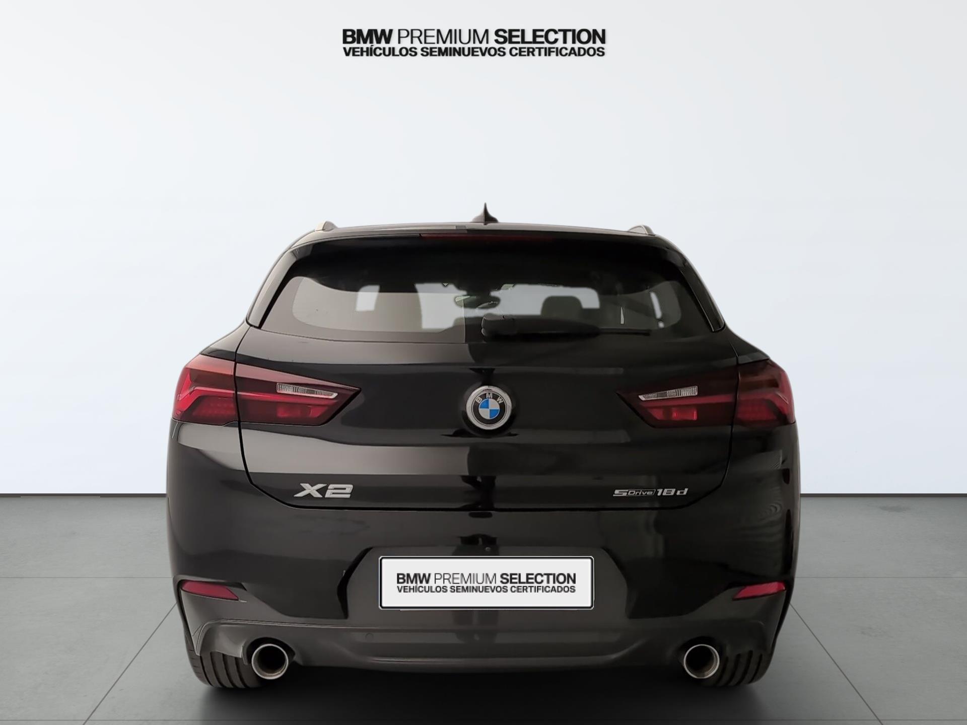 BMW X2 sDrive18d color Negro. Año 2022. 110KW(150CV). Diésel. En concesionario Automotor Premium Marbella - Málaga de Málaga