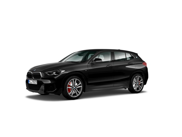 BMW X2 sDrive18d color Negro. Año 2021. 110KW(150CV). Diésel. En concesionario BMW Marcos Automoción de Valencia