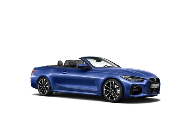 BMW Serie 4 420i Cabrio color Azul. Año 2021. 135KW(184CV). Gasolina. En concesionario Oliva Motor Girona de Girona