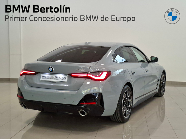 BMW Serie 4 420i Gran Coupe color Gris. Año 2025. 135KW(184CV). Gasolina. En concesionario Automoviles Bertolin, S.L. de Valencia