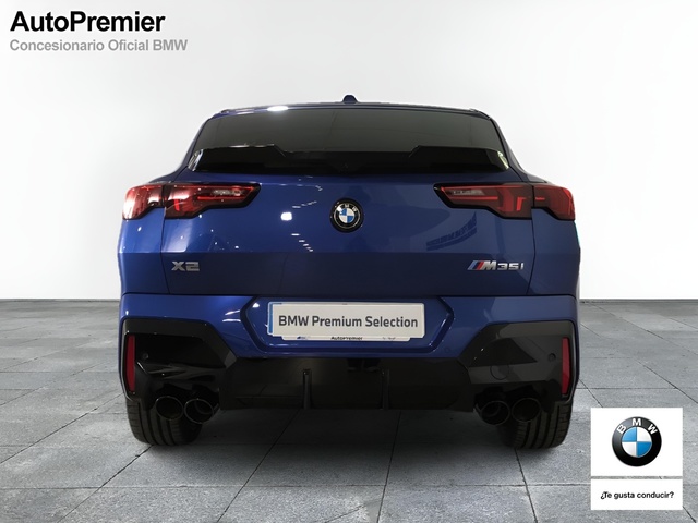 BMW X2 M35i color Azul. Año 2025. 221KW(300CV). Gasolina. En concesionario Auto Premier, S.A. - MADRID de Madrid