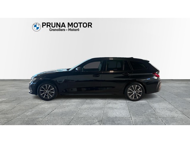 BMW Serie 3 320d Touring color Negro. Año 2025. 140KW(190CV). Diésel. En concesionario Pruna Motor, S.L de Barcelona
