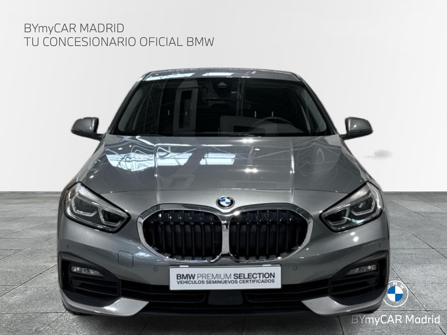BMW Serie 1 118d color Gris. Año 2024. 110KW(150CV). Diésel. En concesionario BYmyCAR Madrid - Algete de Madrid