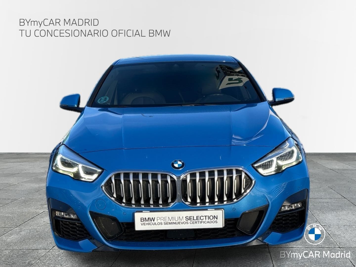 BMW Serie 2 218d Gran Coupe color Azul. Año 2021. 110KW(150CV). Diésel. En concesionario BYmyCAR Madrid - Algete de Madrid