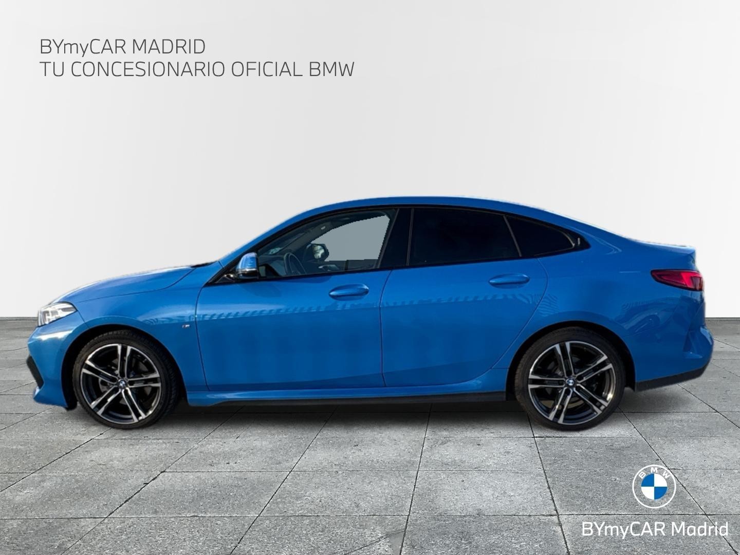 BMW Serie 2 218d Gran Coupe color Azul. Año 2021. 110KW(150CV). Diésel. En concesionario BYmyCAR Madrid - Algete de Madrid