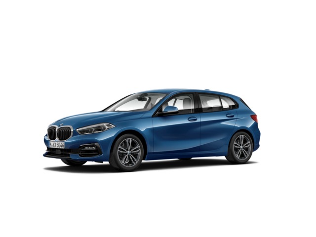 BMW Serie 1 118i color Azul. Año 2022. 103KW(140CV). Gasolina. En concesionario BYmyCAR Madrid - Algete de Madrid