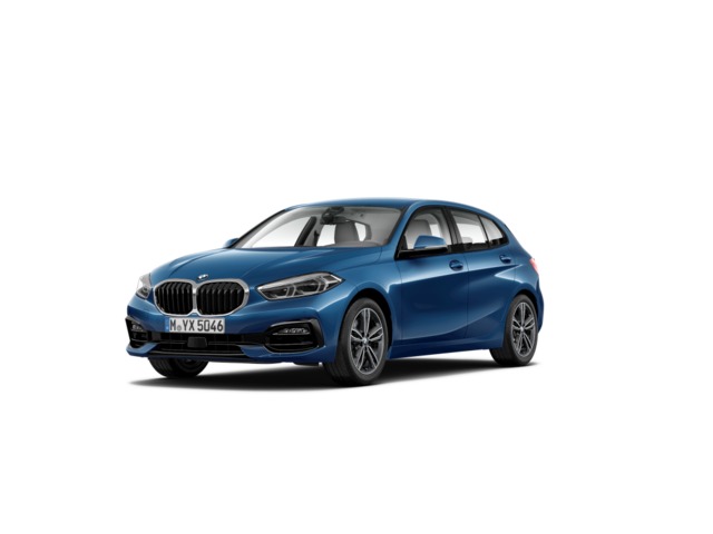 BMW Serie 1 118i color Azul. Año 2022. 103KW(140CV). Gasolina. En concesionario BYmyCAR Madrid - Algete de Madrid