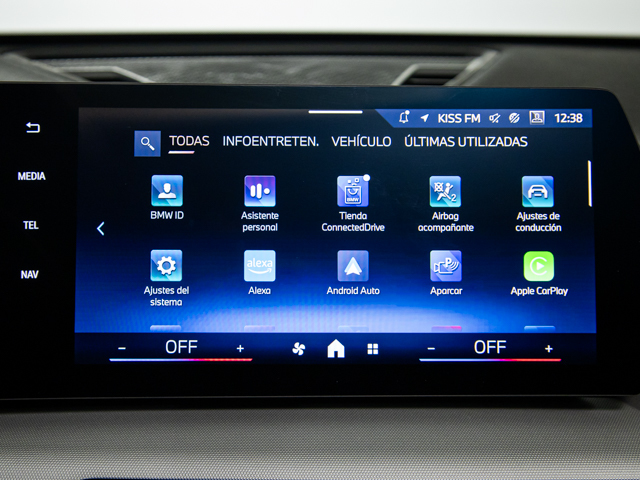 BMW X1 sDrive18i color Negro. Año 2025. 100KW(136CV). Gasolina. En concesionario BMW Fuenteolid Valladolid de Valladolid