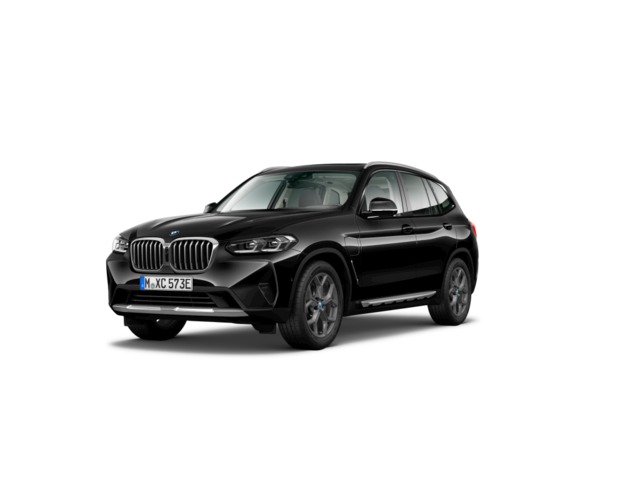 BMW X3 xDrive30e color Negro. Año 2024. 215KW(292CV). Híbrido Electro/Gasolina. En concesionario Movilnorte El Carralero de Madrid