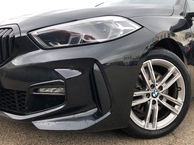 BMW Serie 1 116d color Negro. Año 2019. 85KW(116CV). Diésel. En concesionario Vehinter Getafe de Madrid