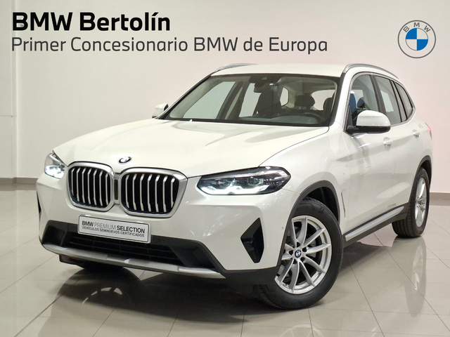 BMW X3 xDrive20d color Blanco. Año 2021. 140KW(190CV). Diésel. En concesionario Automoviles Bertolin, S.L. de Valencia