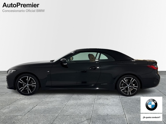 BMW Serie 4 420i Cabrio color Negro. Año 2024. 135KW(184CV). Gasolina. En concesionario Auto Premier, S.A. - MADRID de Madrid