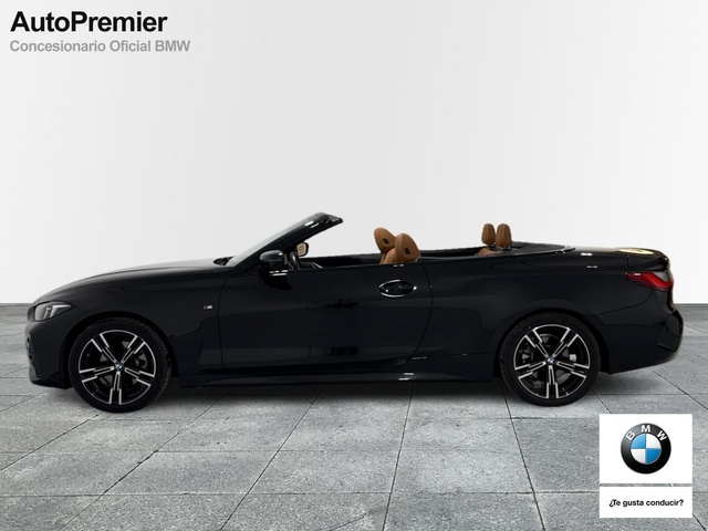 BMW Serie 4 420i Cabrio color Negro. Año 2024. 135KW(184CV). Gasolina. En concesionario Auto Premier, S.A. - MADRID de Madrid