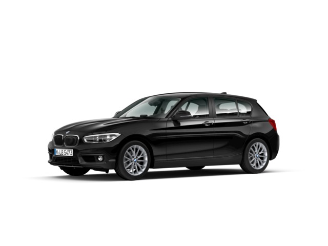 BMW Serie 1 118i color Negro. Año 2019. 100KW(136CV). Gasolina. En concesionario Murcia Premium S.L. AV DEL ROCIO de Murcia