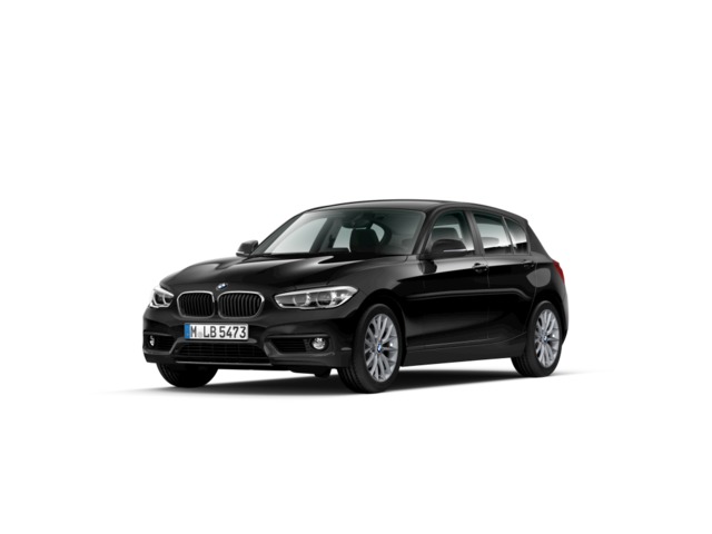 BMW Serie 1 118i color Negro. Año 2019. 100KW(136CV). Gasolina. En concesionario Murcia Premium S.L. AV DEL ROCIO de Murcia