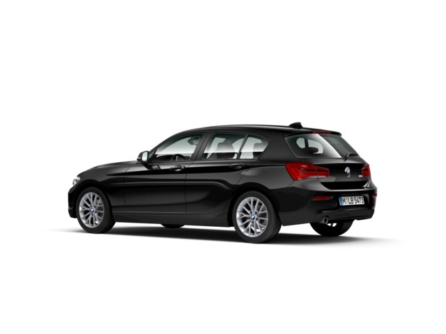 BMW Serie 1 118i color Negro. Año 2019. 100KW(136CV). Gasolina. En concesionario Murcia Premium S.L. AV DEL ROCIO de Murcia