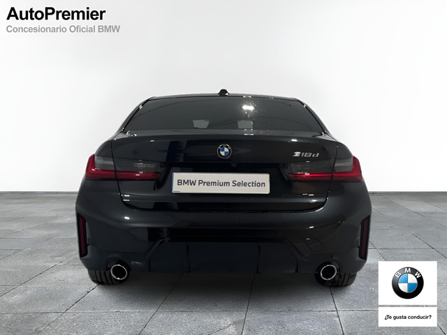 BMW Serie 3 318d color Negro. Año 2025. 110KW(150CV). Diésel. En concesionario Auto Premier, S.A. - ALCALÁ DE HENARES de Madrid