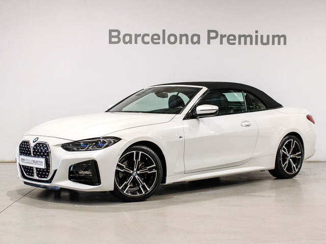 BMW Serie 4 420i Cabrio color Blanco. Año 2022. 135KW(184CV). Gasolina. En concesionario Barcelona Premium -- GRAN VIA de Barcelona