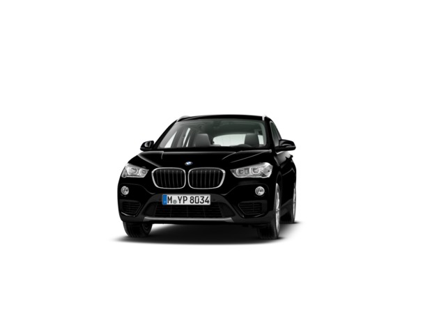 BMW X1 sDrive16d color Negro. Año 2019. 85KW(116CV). Diésel. En concesionario GANDIA Automoviles Fersan, S.A. de Valencia