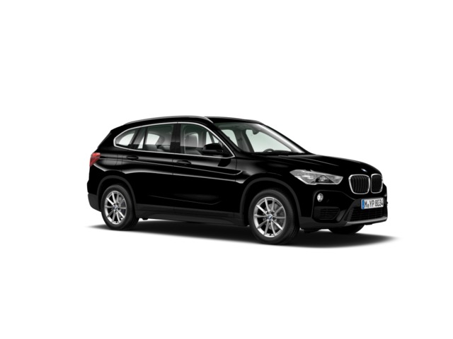 BMW X1 sDrive16d color Negro. Año 2019. 85KW(116CV). Diésel. En concesionario GANDIA Automoviles Fersan, S.A. de Valencia