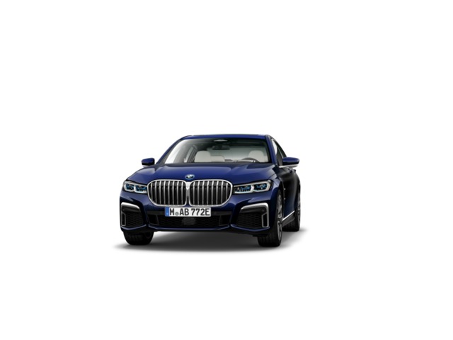 BMW Serie 7 745e color Azul. Año 2022. 290KW(394CV). Híbrido Electro/Gasolina. En concesionario BYmyCAR Madrid - Algete de Madrid