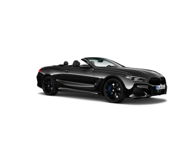 BMW Serie 8 840d Cabrio color Negro. Año 2022. 250KW(340CV). Diésel. En concesionario BMW Marcos Automoción de Valencia