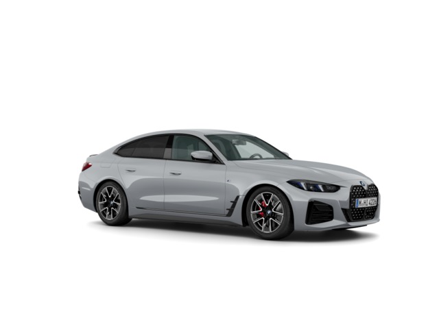 BMW Serie 4 420d Gran Coupe color Gris. Año 2025. 140KW(190CV). Diésel. En concesionario Augusta Aragon S.A. de Zaragoza