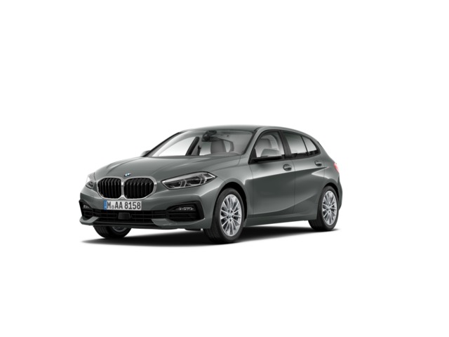 BMW Serie 1 118i color Gris. Año 2024. 103KW(140CV). Gasolina. En concesionario Momentum S.A. de Madrid