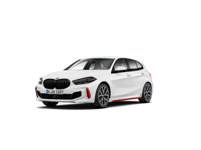 BMW Serie 1 128ti color Blanco. Año 2021. 195KW(265CV). Gasolina. En concesionario Autoberón de La Rioja