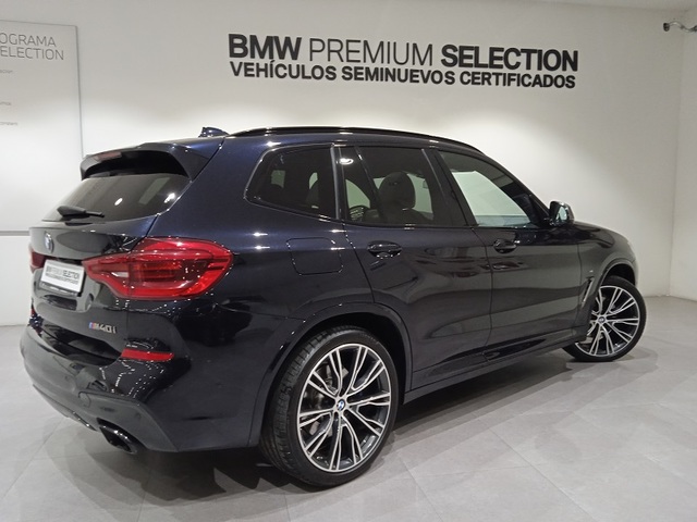 BMW X3 M40i color Negro. Año 2018. 265KW(360CV). Gasolina. En concesionario ALBAMOCION CIUDAD REAL de Ciudad Real