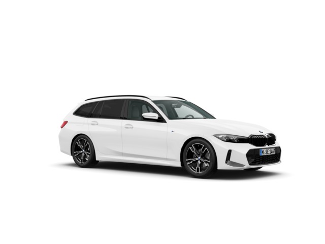 BMW Serie 3 318d Touring color Blanco. Año 2022. 110KW(150CV). Diésel. En concesionario Oliva Motor Girona de Girona