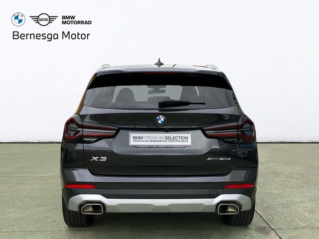BMW X3 xDrive20d color Gris. Año 2022. 140KW(190CV). Diésel. En concesionario Bernesga Motor León (Bmw y Mini) de León