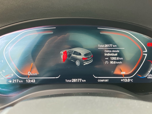 BMW X3 xDrive20d color Gris. Año 2022. 140KW(190CV). Diésel. En concesionario Bernesga Motor León (Bmw y Mini) de León