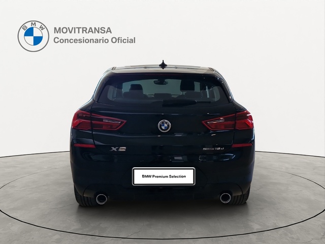 BMW X2 sDrive18d color Negro. Año 2018. 110KW(150CV). Diésel. En concesionario Movitransa Cars Huelva de Huelva