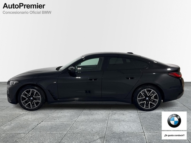 BMW Serie 4 420d Gran Coupe color Negro. Año 2025. 140KW(190CV). Diésel. En concesionario Auto Premier, S.A. - MADRID de Madrid